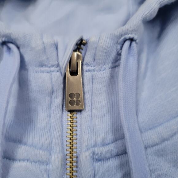 Sweaty Betty Coastal Blue Essentials Zip Through Hoodie Size XS - Picture 6 of 10